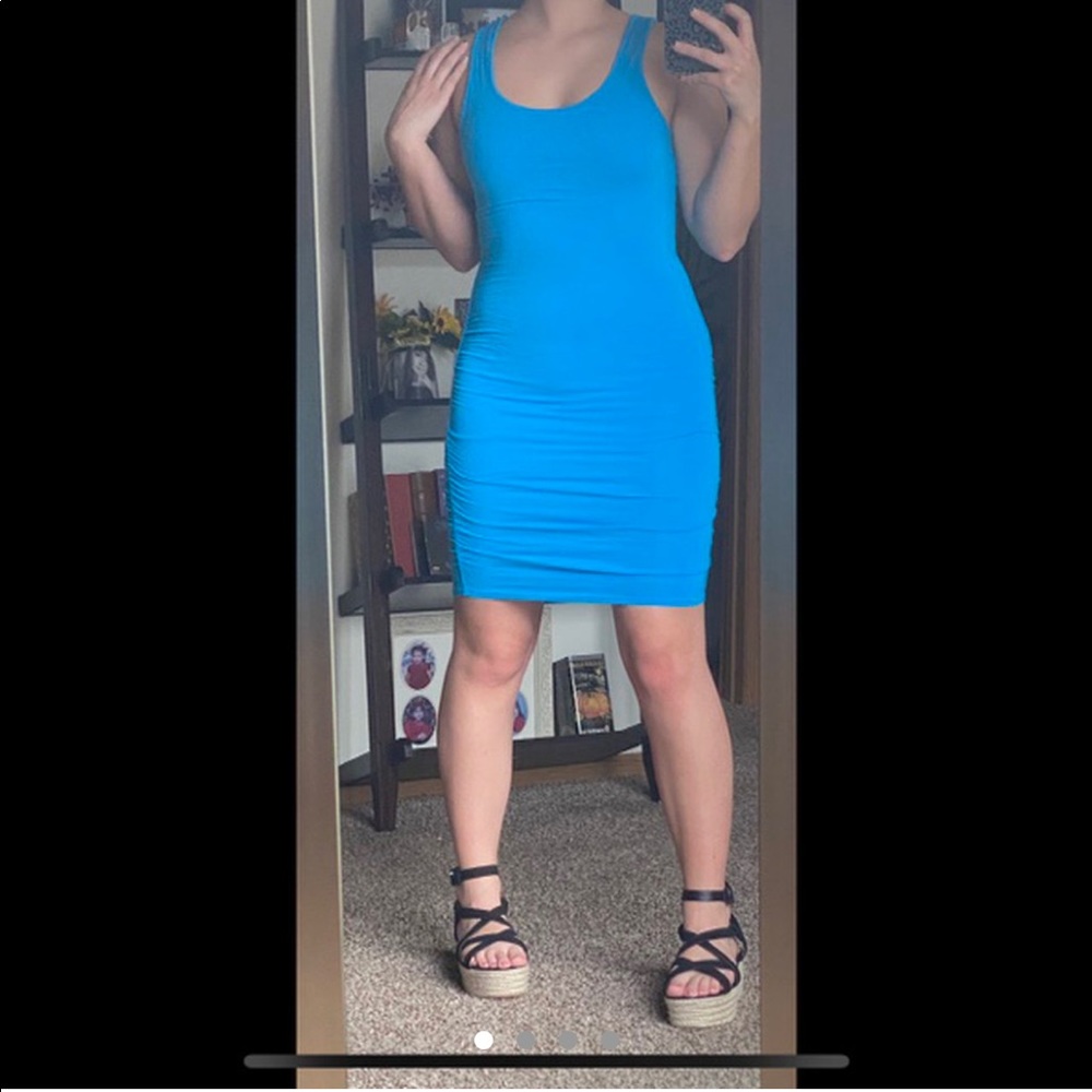 SOLD ❤️‍🔥 Sky blue Victoria Secret bodycon dress ☁️